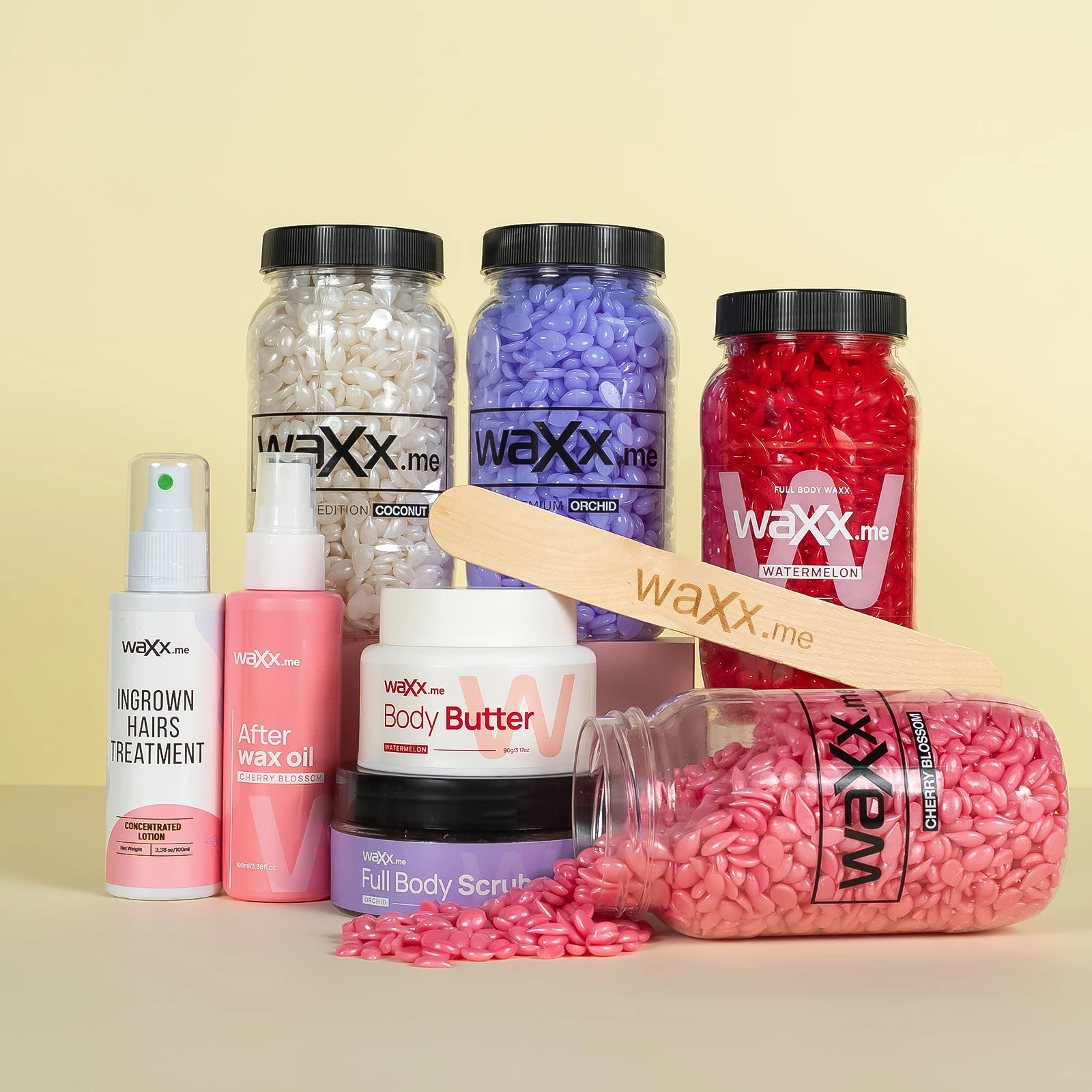 WaXx Box Juicy Mix  + Prezent Peeling do całego ciała 