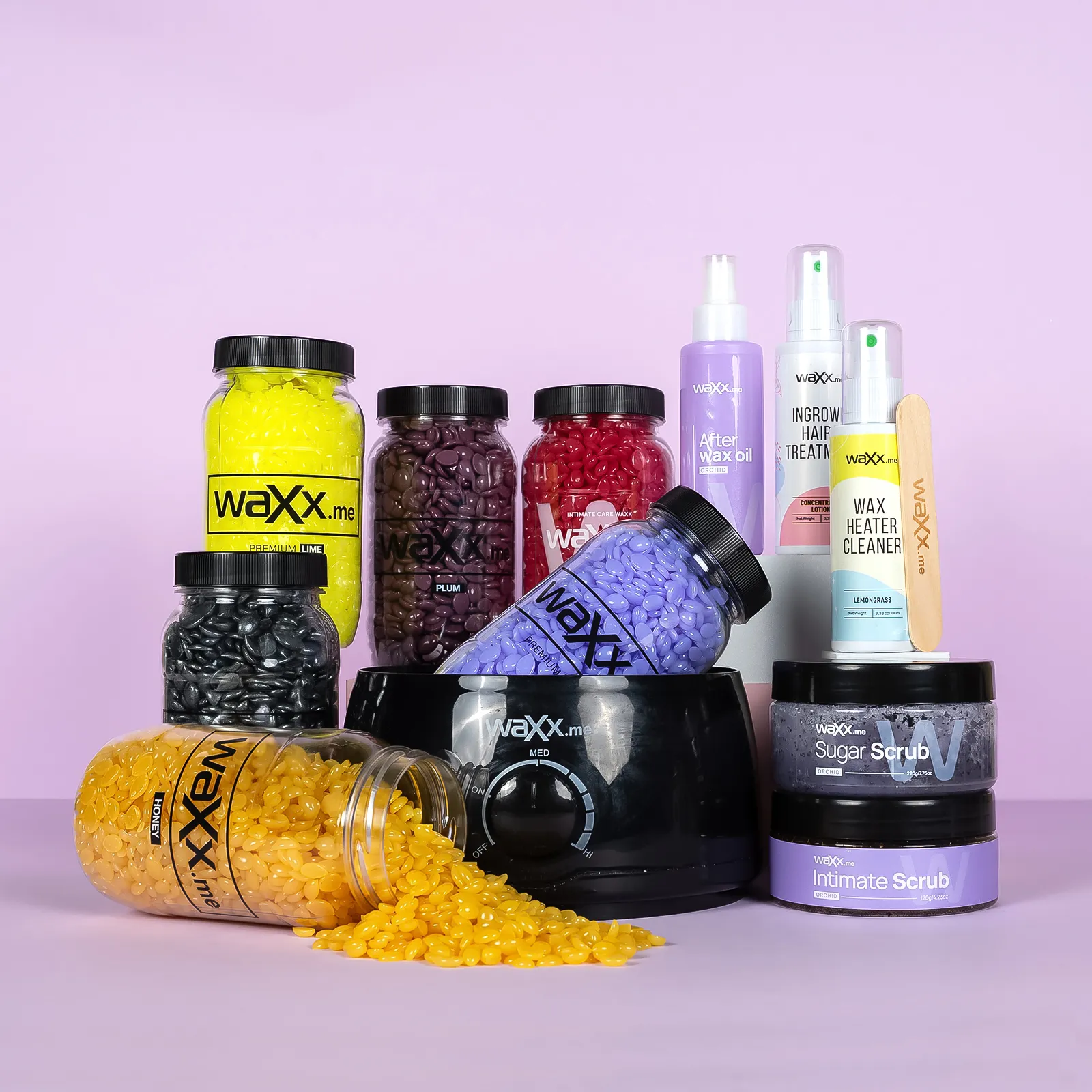 WaXx Box Purple Touch  + Prezent 2 Woski do ciała 