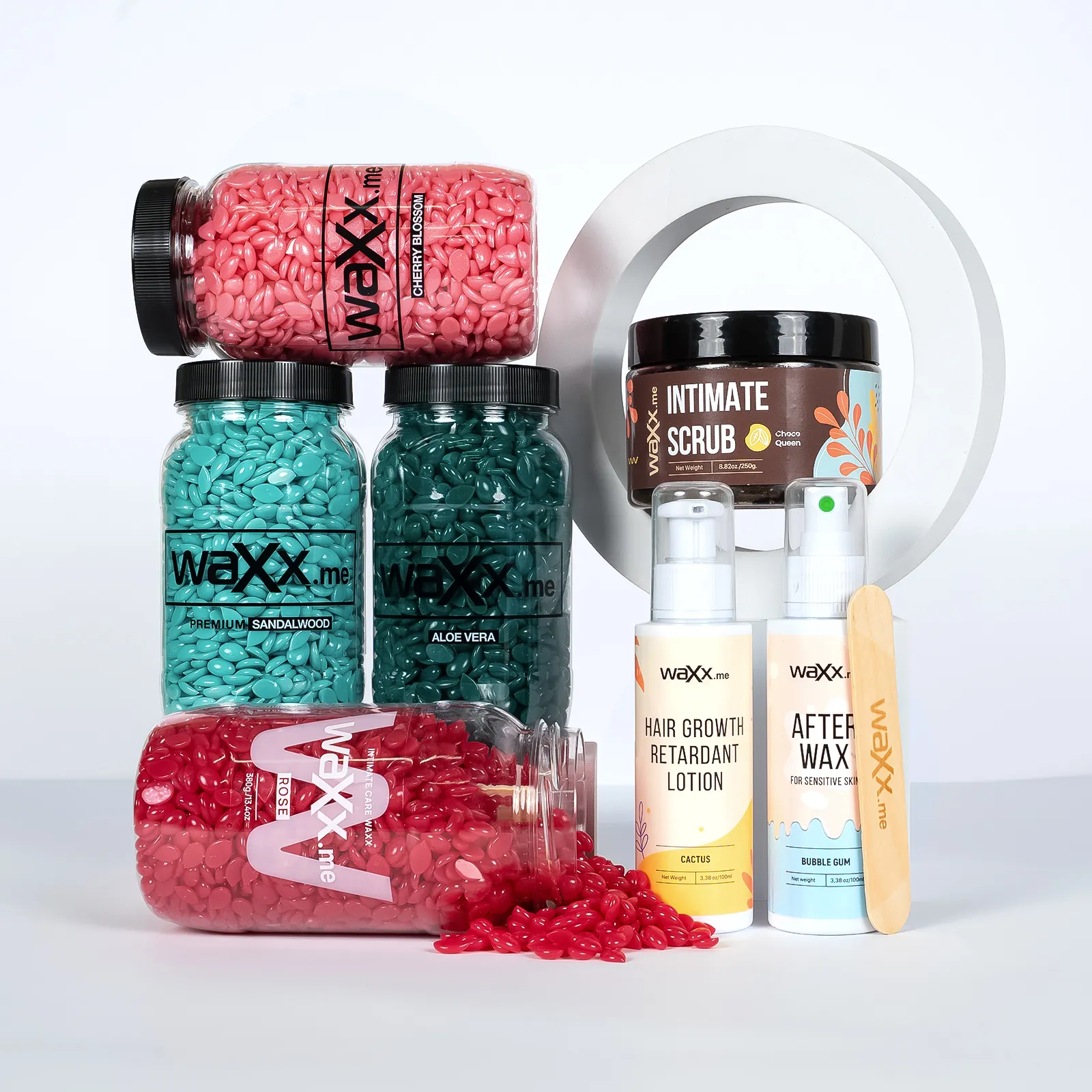 WaXx Delicate Zone Box  + Balsam opóźniający odrastanie włosków - Kaktus w formie prezentu 
