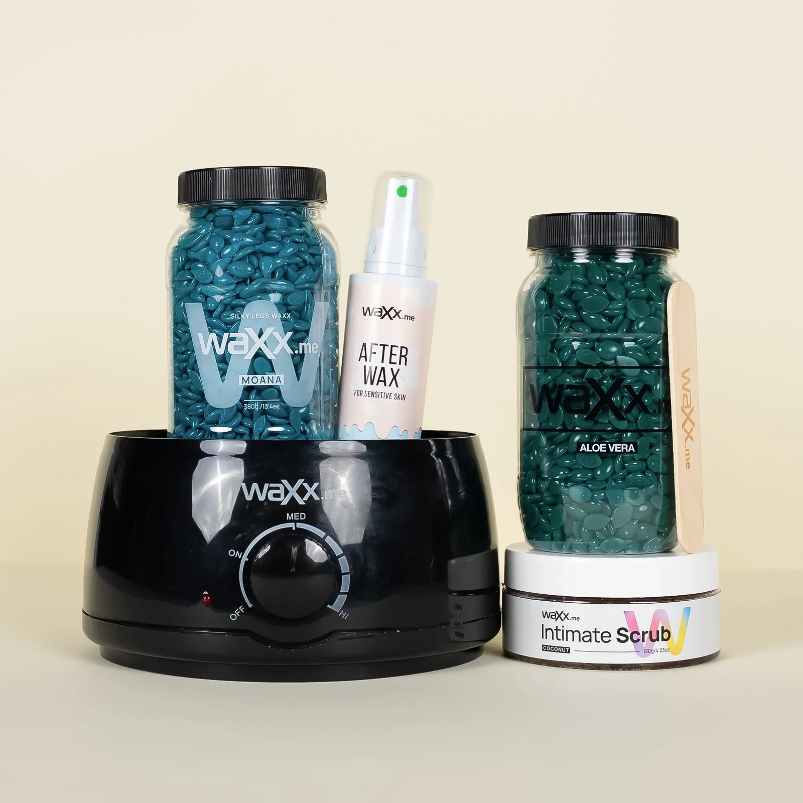 WaXx Box Smooth Summer Start  + Prezent Olejek do stosowania po depilacji woskiem 
