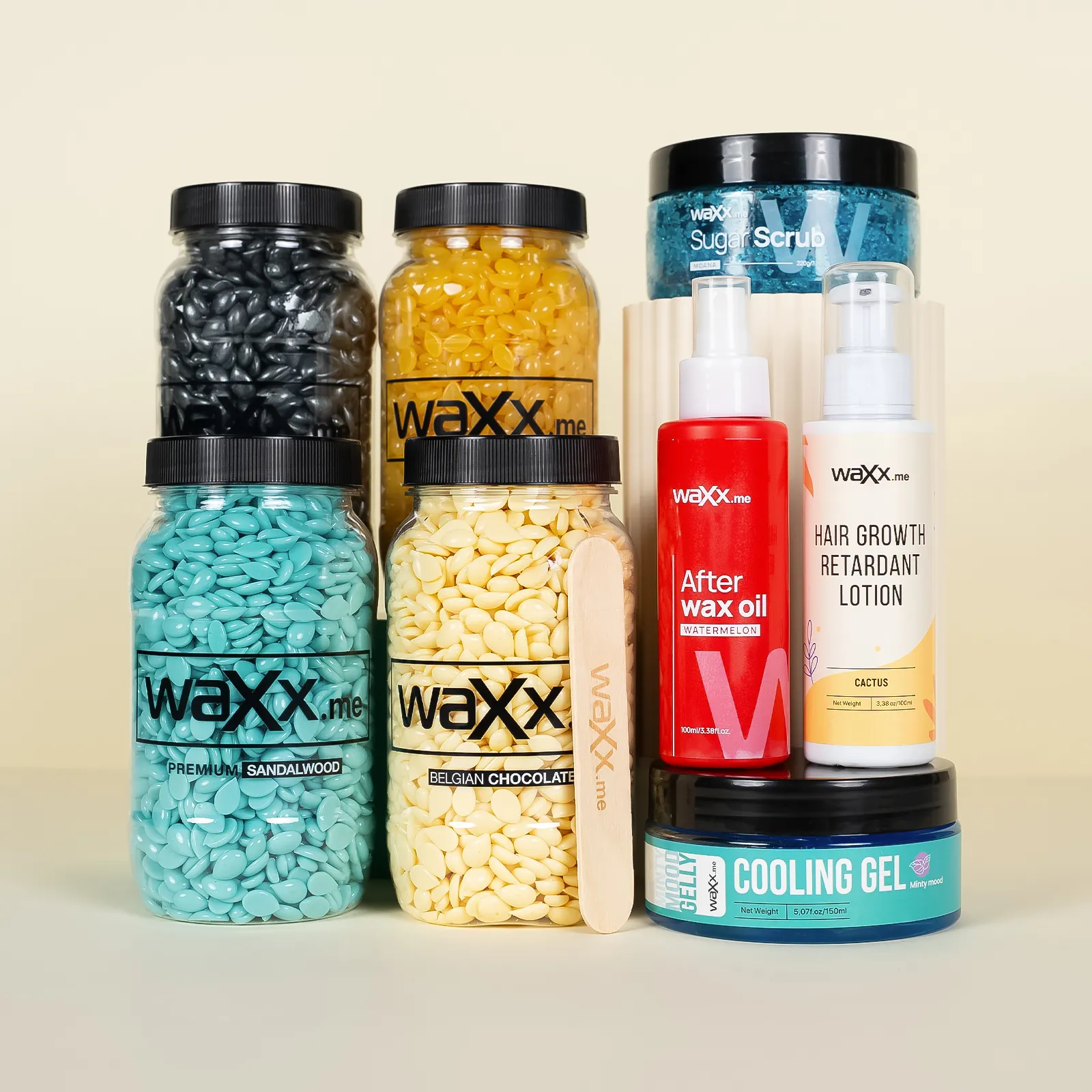WaXx Box Golden Glow  + Prezent Chłodzący żel 