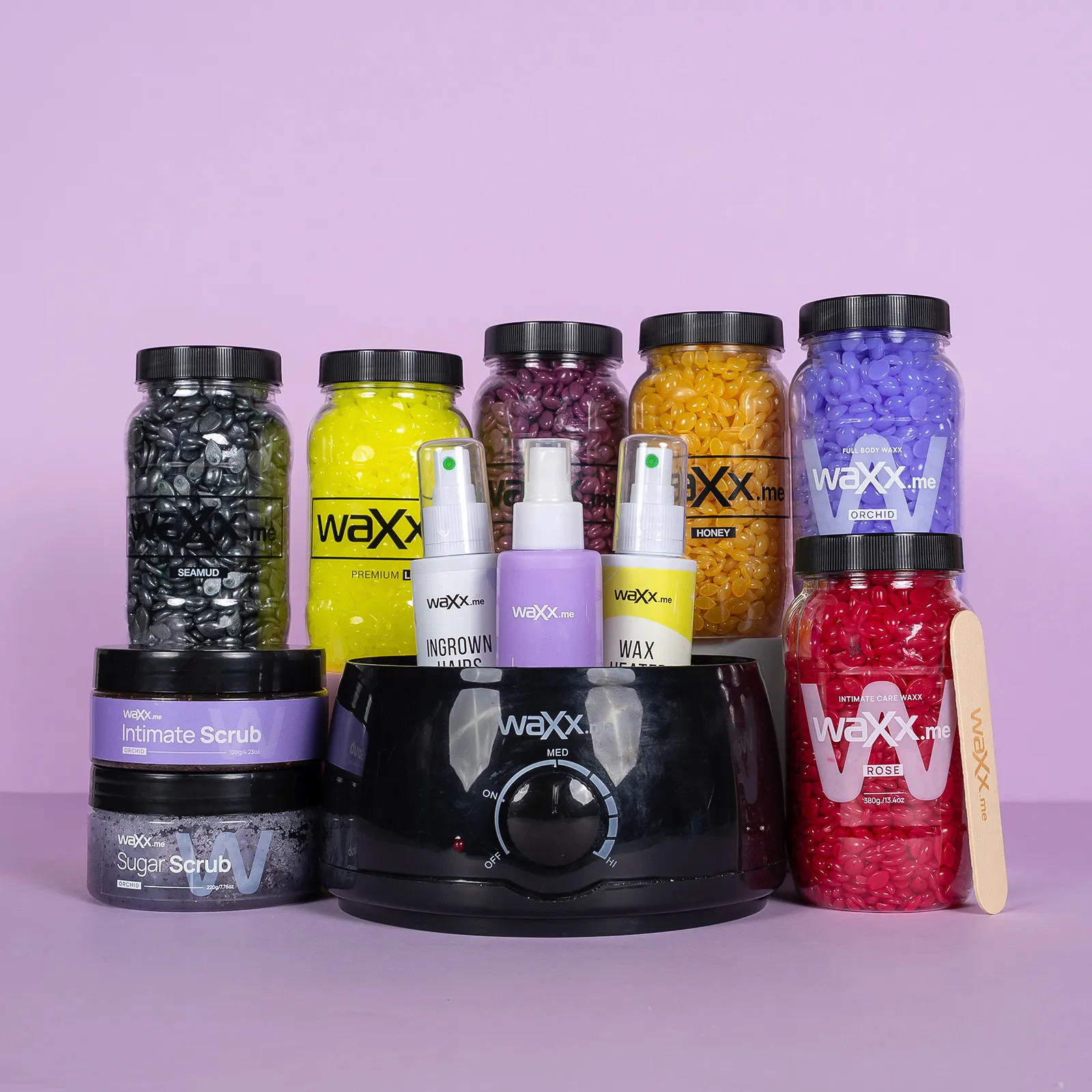 WaXx Box Purple Touch  + Prezent 2 Woski do ciała 