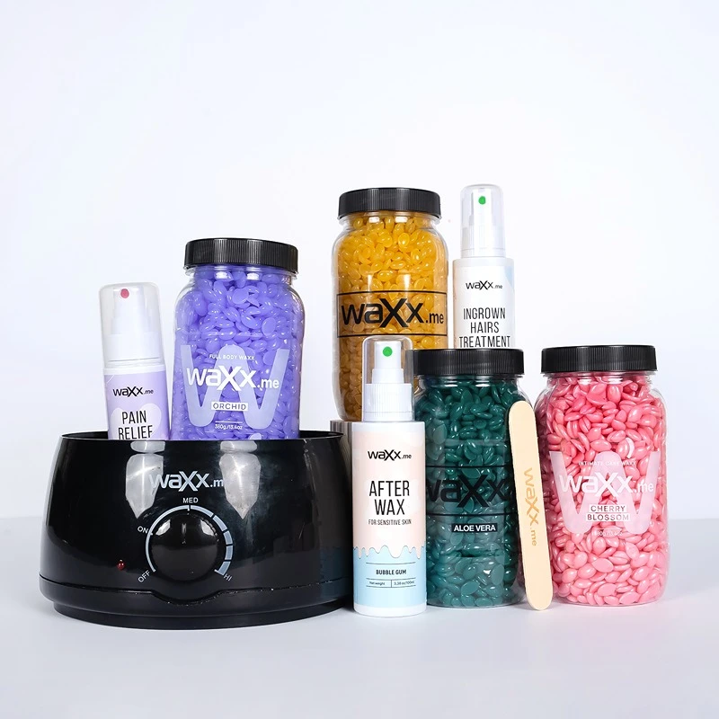 WaXx Sensitive Skin Box   + Olejek do stosowania po depilacji woskiem w formie prezentu 