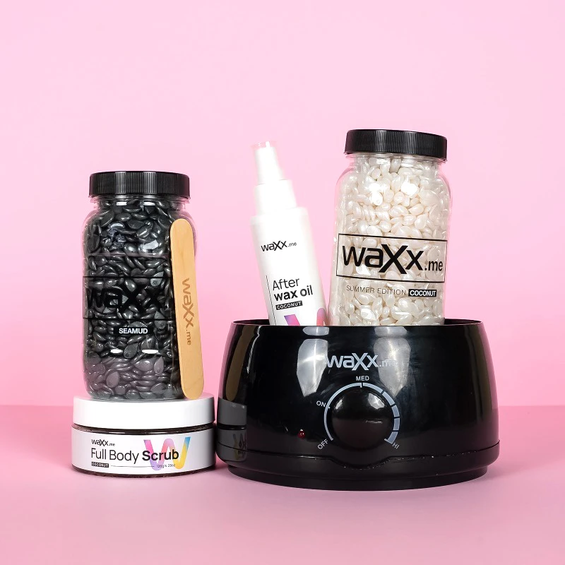 WaXx Box Coconut Dream  + Prezent Olejek do stosowania po depilacji woskiem 