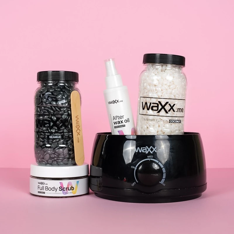 WaXx Box Coconut Dream  + Prezent Olejek do stosowania po depilacji woskiem 