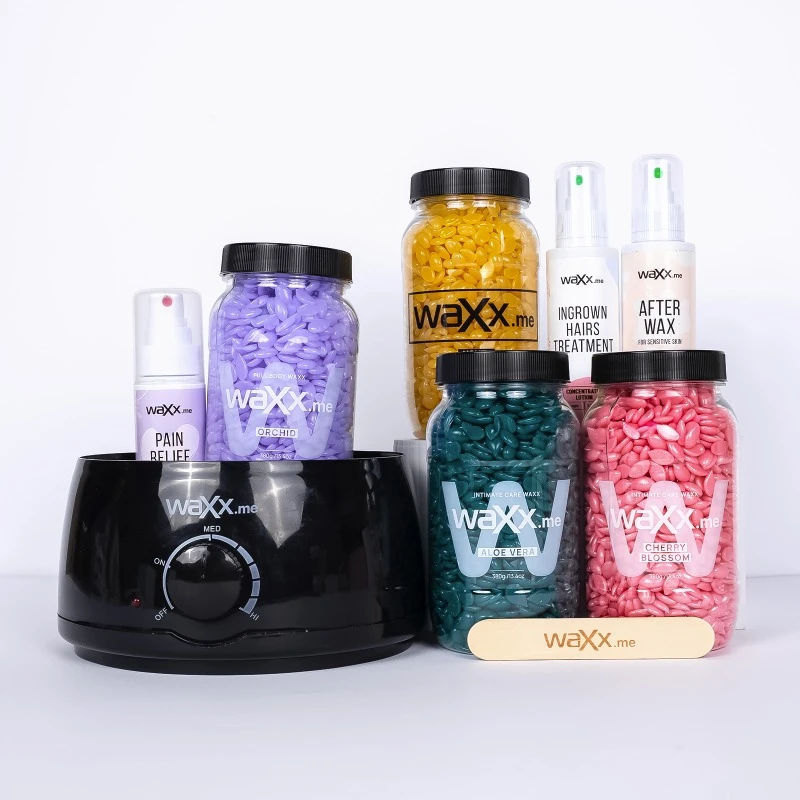 WaXx Sensitive Skin Box   +&nbsp;Olejek do stosowania po depilacji woskiem w formie prezentu 