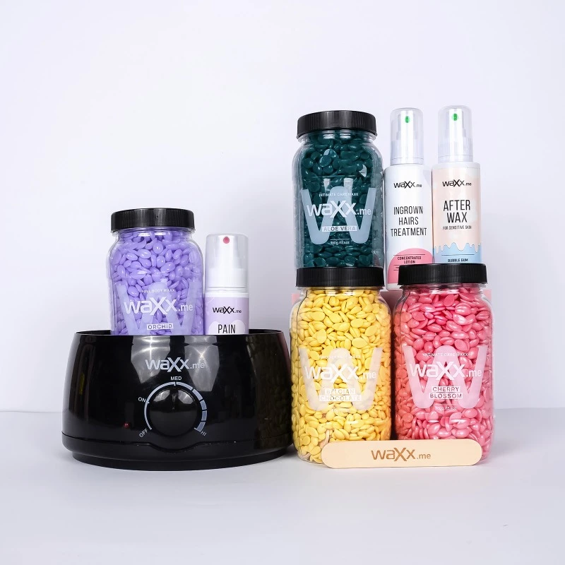 WaXx Sensitive Skin Box   +&nbsp;Olejek do stosowania po depilacji woskiem w formie prezentu 