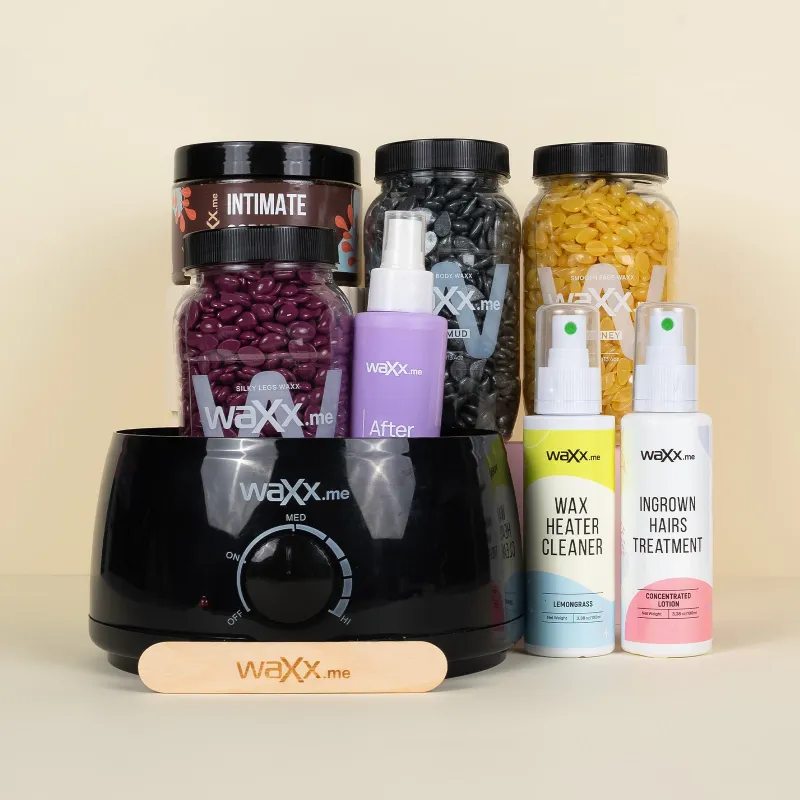 WaXx Golden Growth Box  +&nbsp;Prezent Peeling do stosowania we wrażliwych okolicach 