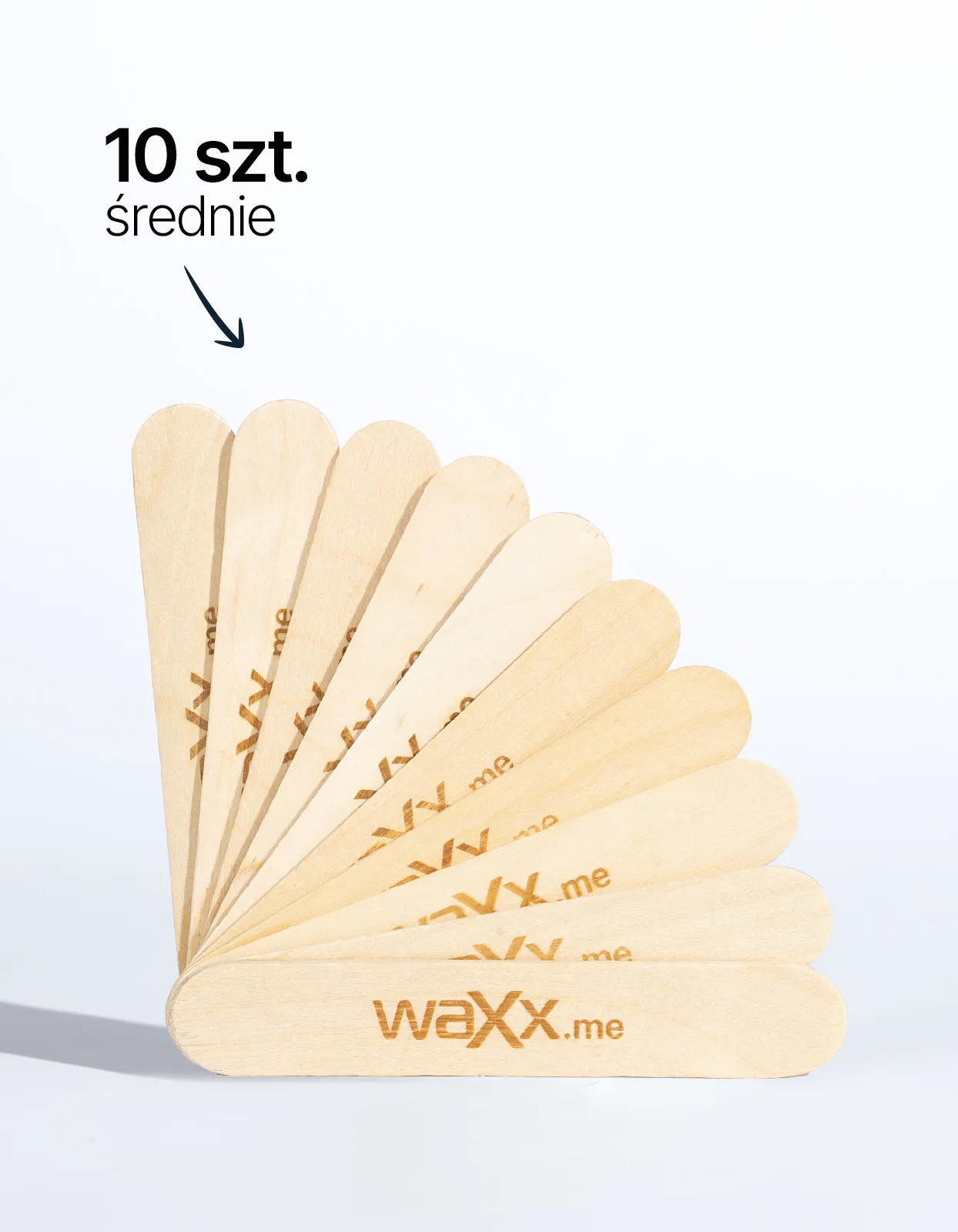 Dodatkowe drewniane szpatułki - 10 szt.